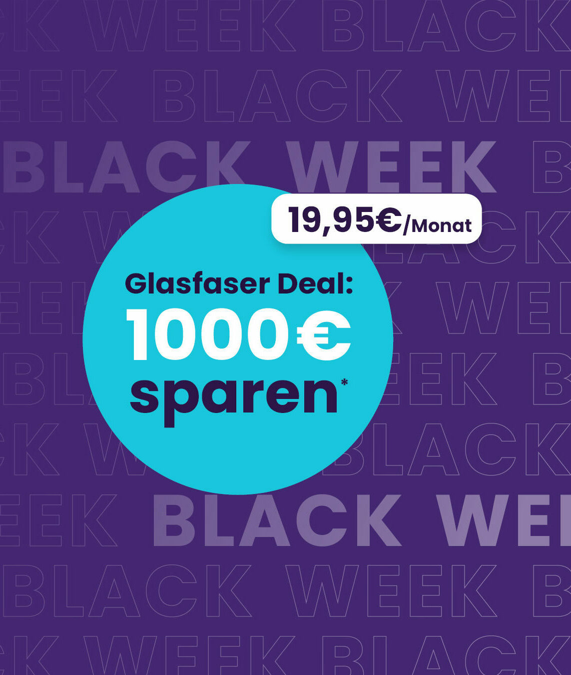 BlackWeek Deal Hausanschlusskosten für 0 €