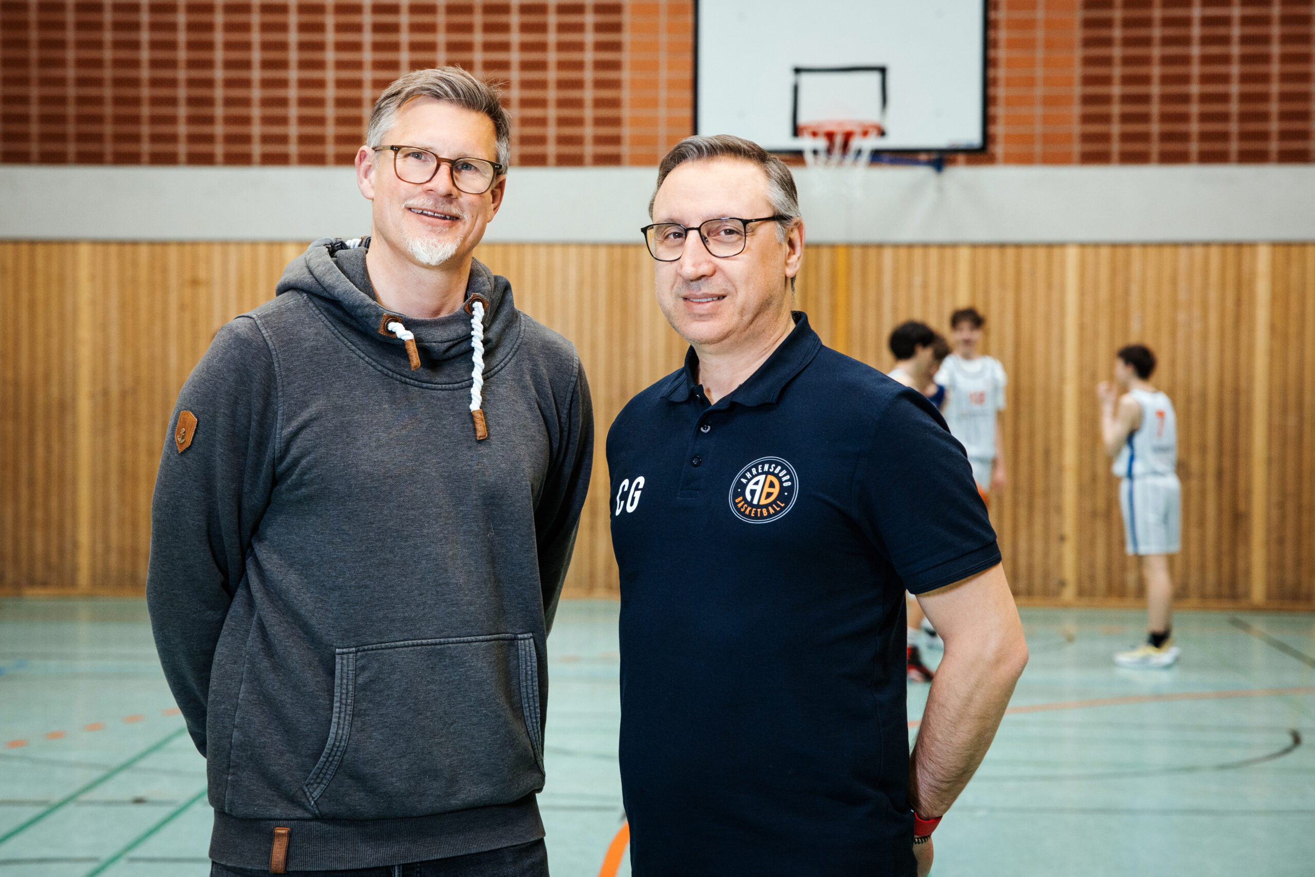 Ahrensburger TSV Björn Behrendt (links) und Christos Georgiadis (rechts)