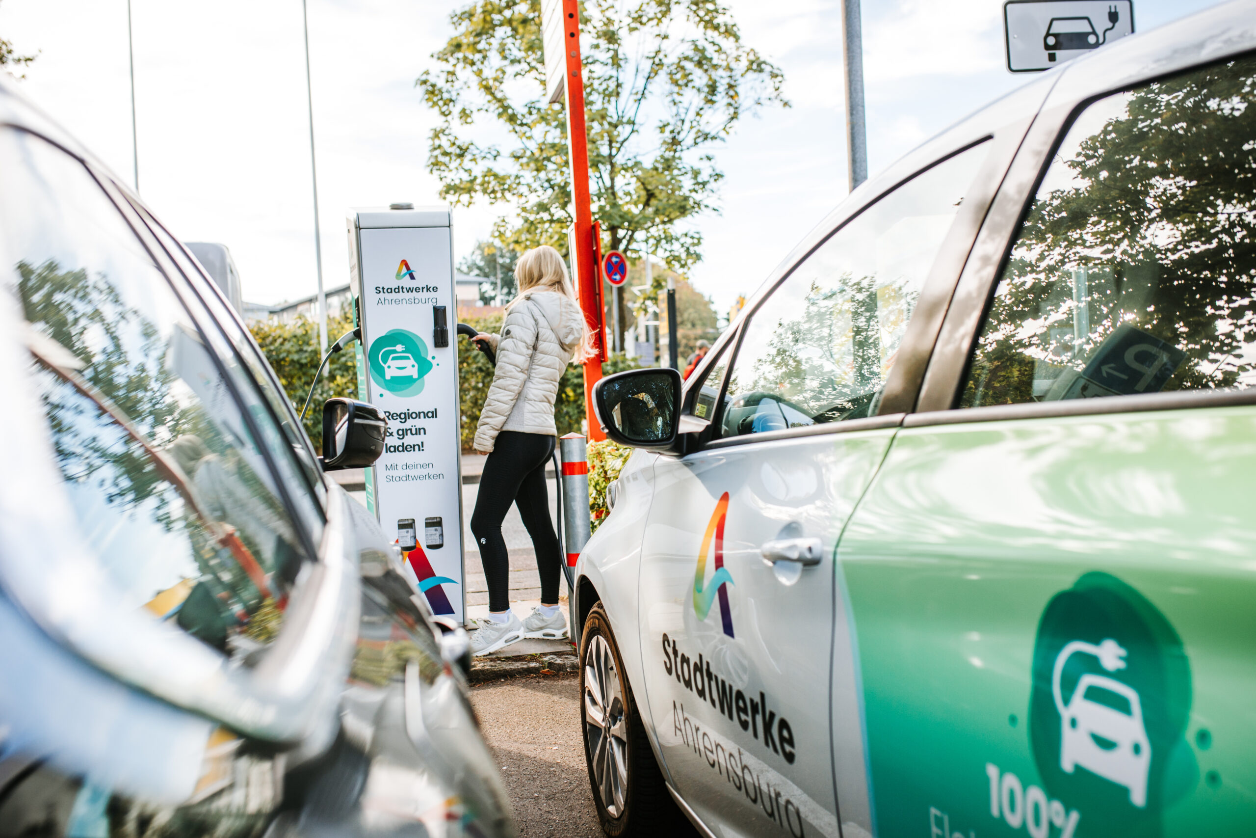 Elektroladestation Stadtwerke Ahrensburg – Ladesäule für Elektroautos in Ahrensburg