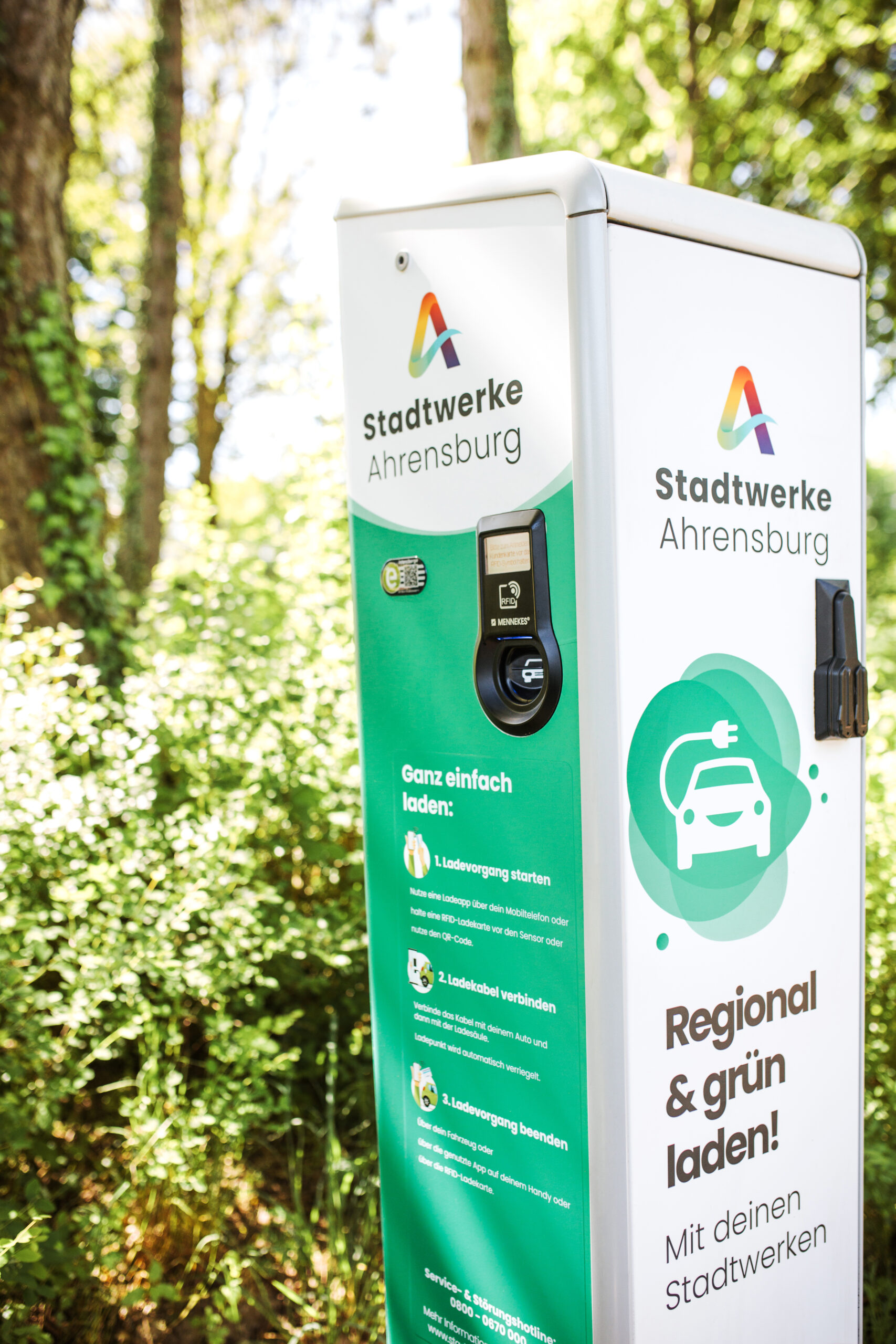 Elektroladestation Stadtwerke Ahrensburg – Ladesäule für Elektroautos in Ahrensburg