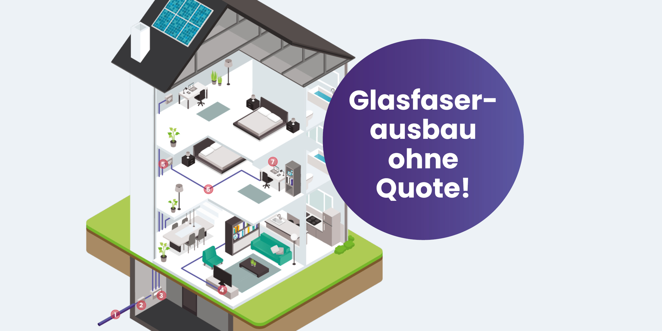 Glasfaserausbau ohne Quote