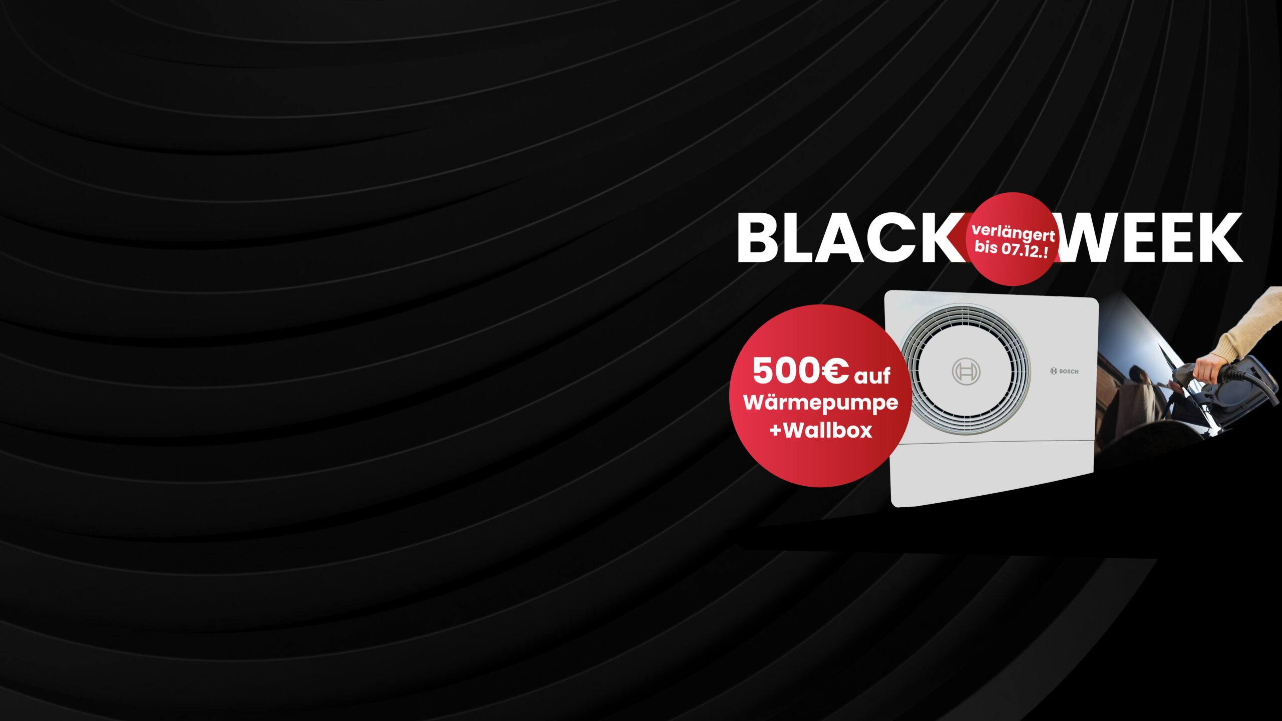 Blackweek 500€ auf Wärmepumpe + Walbox bis 07.12.